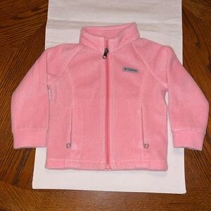COLUMBIA Toddler Girls Zip Fleece Jacket. Size 2T.